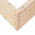 Jardinière 50x50x45,5 cm bois de pin massif
