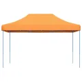 Tente de réception pliable escamotable orange 440x292x315 cm