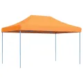 Tente de réception pliable escamotable orange 440x292x315 cm