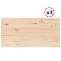 Dessus de table 4 pcs 90x45x2,5cm rectangulaire bois pin massif