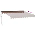 Auvent rétractable automatique marron 300x250 cm