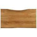 Dessus de table 100x60x2,5 cm bord vivant bois massif manguier