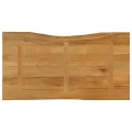Dessus de table 100x60x2,5 cm bord vivant bois massif manguier