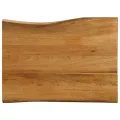 Dessus de table 70x60x3,8 cm bord vivant bois massif manguier