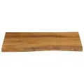 Dessus de table 70x60x3,8 cm bord vivant bois massif manguier