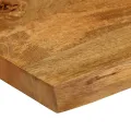Dessus de table 70x60x3,8 cm bord vivant bois massif manguier