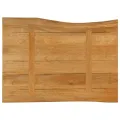 Dessus de table 80x60x2,5 cm bord vivant bois massif manguier