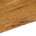 Dessus de table 80x60x2,5 cm bord vivant bois massif manguier