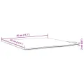 Coussins de siège de jardin lot de 6 gris clair 45x45x2cm carré