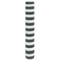Filet brise-vue vert et blanc 1,5x10 m PEHD 75 g/m²