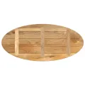 Dessus de table 140x50x3,8 cm ovale bois massif de manguier