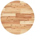 Dessus de table rond Ø70x4 cm bois massif d'acacia