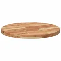Dessus de table rond Ø70x4 cm bois massif d'acacia