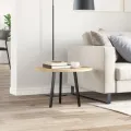 Dessus de table rond Ø60x2 cm bois massif d'acacia