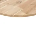 Dessus de table rond Ø60x2 cm bois massif d'acacia