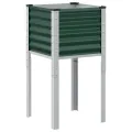 Jardinière vert 45x45x88 cm acier