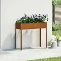 Jardinière 100,5x40,5x90 cm acier résistant aux intempéries
