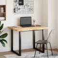 Dessus de table rectangulaire 100x80x4 cm bois massif d'acacia