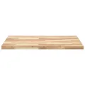 Dessus de table rectangulaire 100x80x4 cm bois massif d'acacia