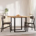 Dessus de table carré 90x90x4 cm bois massif d'acacia