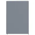Rangement à roulettes pour poubelles pour 4 bacs gris acier