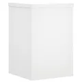 Supports pour plantes 2 pcs blanc 25x25x35 cm bois d'ingénierie