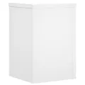 Supports pour plantes 2 pcs blanc 25x25x35 cm bois d'ingénierie