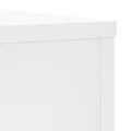 Supports pour plantes 2 pcs blanc 25x25x35 cm bois d'ingénierie