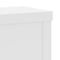 Supports pour plantes 2 pcs blanc 15x15x20 cm bois d'ingénierie