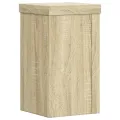 Supports pour plantes 2 pcs chêne sonoma bois d'ingénierie