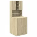 Armoires pour machine à laver 2pcs chêne sonoma bois ingénierie