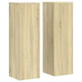 Supports pour plantes 2 pcs chêne sonoma bois d'ingénierie