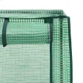 Jardinière surélevée avec housse aspect rotin 160x40x123 cm