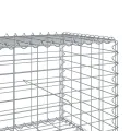 Panier gabion avec couvercle 100x100x50 cm fer galvanisé