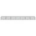 Panier gabion avec couvercle 700x100x50 cm fer galvanisé