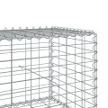 Panier gabion avec couvercle 700x100x50 cm fer galvanisé