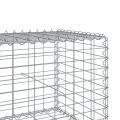 Panier gabion avec couvercle 200x50x50 cm fer galvanisé