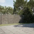 Panier gabion avec couvercle 600x50x150 cm fer galvanisé