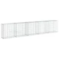 Panier gabion avec couvercle 500x50x100 cm fer galvanisé
