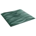 Panneaux muraux 24 pcs vert 50x50 cm XPS 6 m² pierre