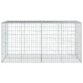 Panier gabion avec couvercle 200x100x100 cm fer galvanisé
