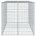 Panier gabion avec couvercle 200x100x100 cm fer galvanisé