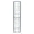 Panier gabion avec couvercle 200x50x200 cm fer galvanisé