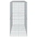 Panier gabion avec couvercle 250x100x200 cm fer galvanisé