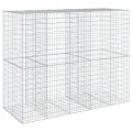 Panier gabion avec couvercle 250x100x200 cm fer galvanisé