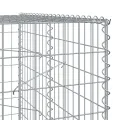 Panier gabion avec couvercle 250x100x200 cm fer galvanisé