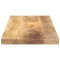 Dessus de table 80x20x2,5 cm rectangulaire bois massif manguier