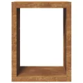 VidaXL Étagère à bois 60x40x80 cm acier résistant aux intempéries