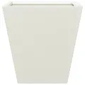 Jardinière blanc 30x30x30 cm acier