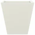 Jardinière blanc 30x30x30 cm acier